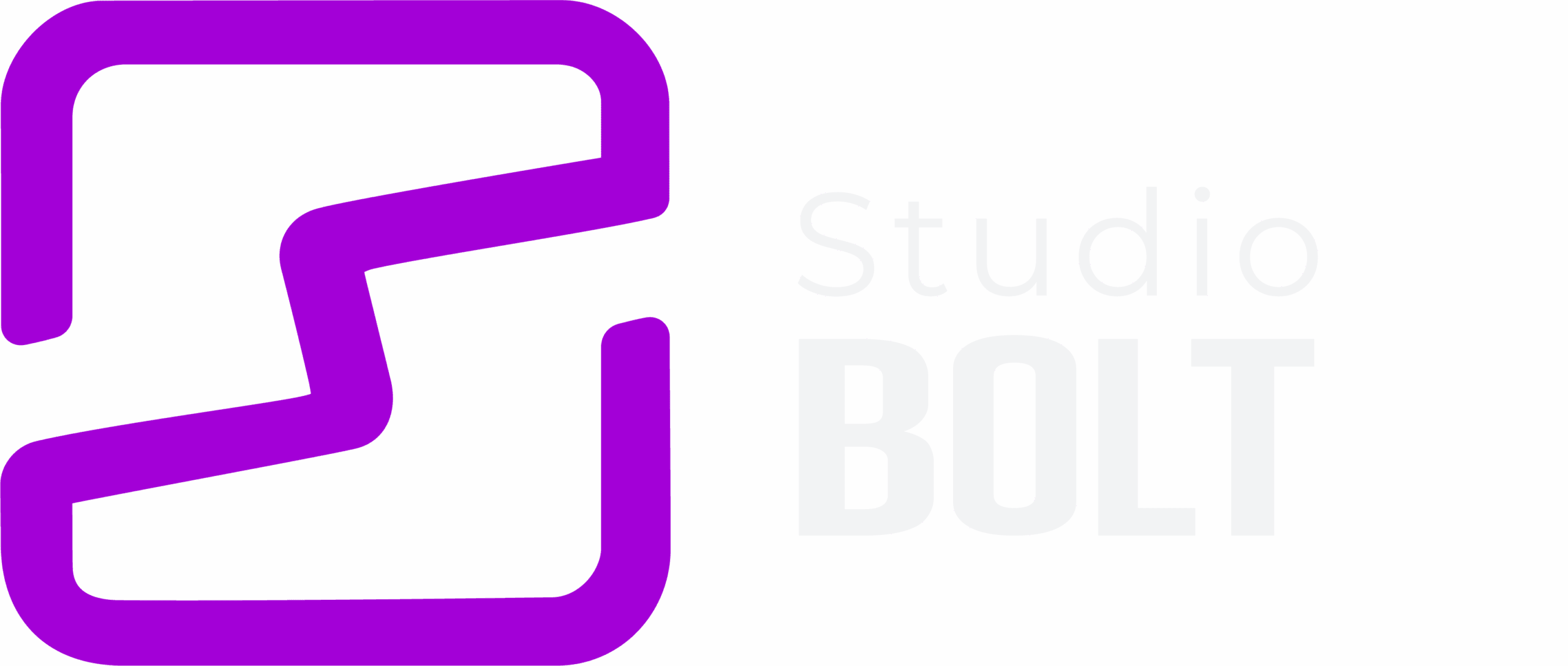 Logotipo Studio Bolt — agência digital especializada em sites WordPress e design em Santo André
